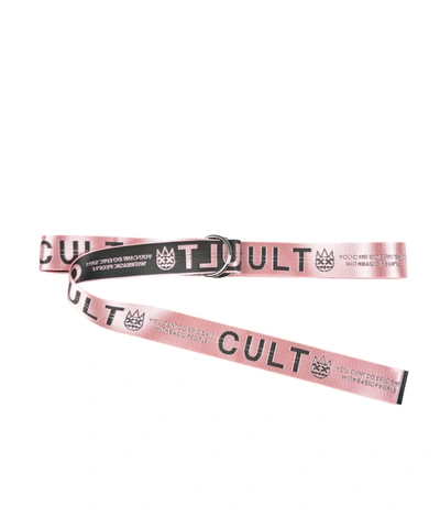 Shop Cult Of Individuality-men Cult Belt In Dusty Pink