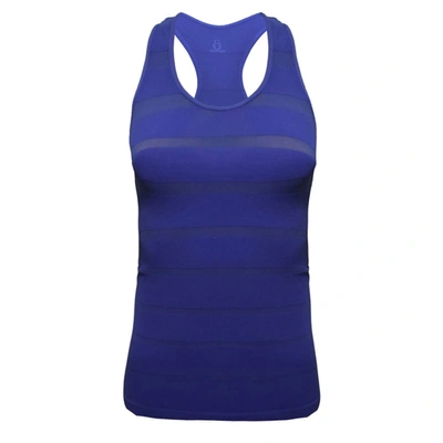 Shop Phat Buddha York Racerback Tank In Blue