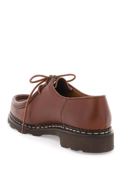 Shop Paraboot "leather Michael Derby Shoe In Brown