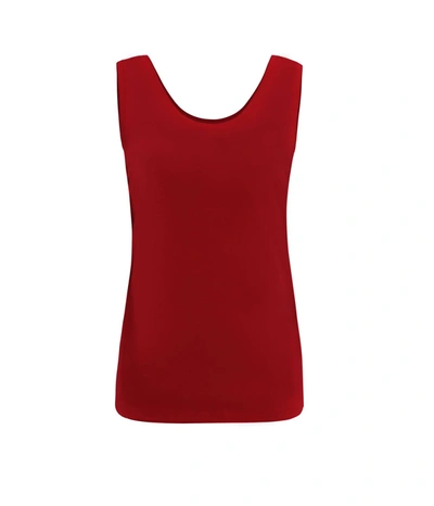 Shop Dolcezza Basic Tank Top In Red