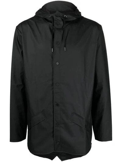 Shop Rains Jacket Clothing In Black