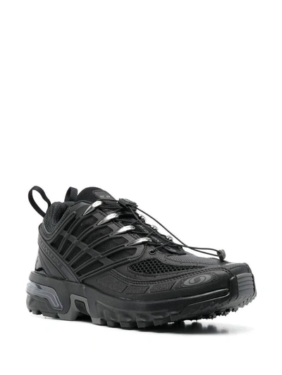 Shop Salomon Acs Pro Sneakers Shoes In Black