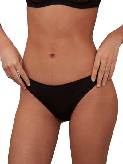 Timpa Lingerie Alice Brazilian Panty In Black In Black