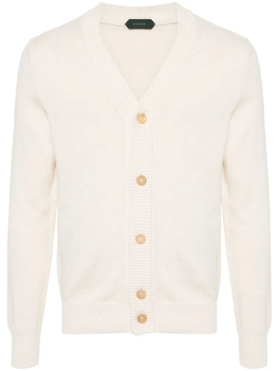 Shop Zanone Cardigan Clothing In White