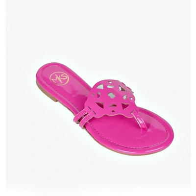 Shop Maker's Dramatic Entrance Sandals In Fuchsia In Pink