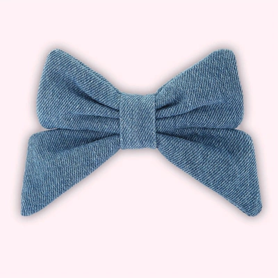 Stoney Clover Lane Medium Bow In Denim In Multi