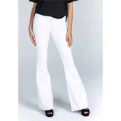 Shop Articles Of Society Faith Flare Jean In White Sand