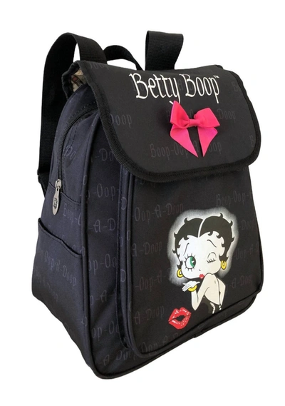 Betty Boop Women's Mini Backpack In Black In Black