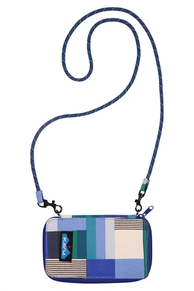 Shop Kavu Go Time Phone Wallet In Bettys Quilt In Multi
