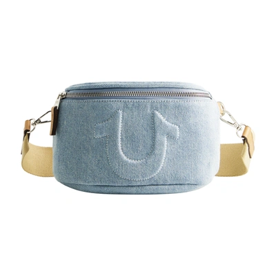 Shop True Religion Stitched Horseshoe Belt Bag In Blue