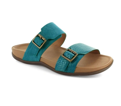 Shop Strive Women's Caprera Sandals In Deep Teal In Blue