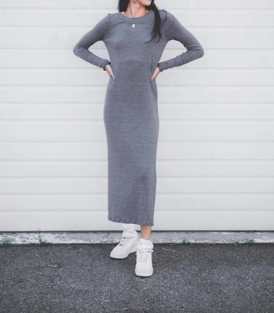 Shop Hashttag Kayley Dress In Medium Grey