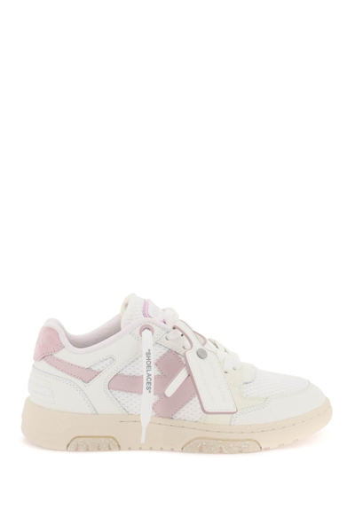 Shop Off-white Out Of Office Sneakers In White,pink