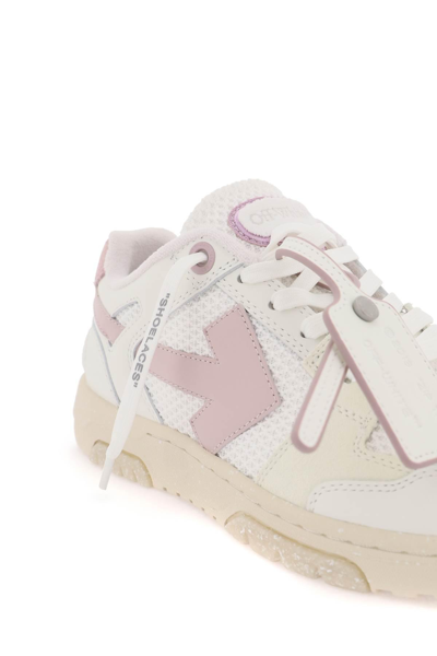 Shop Off-white Out Of Office Sneakers In White,pink