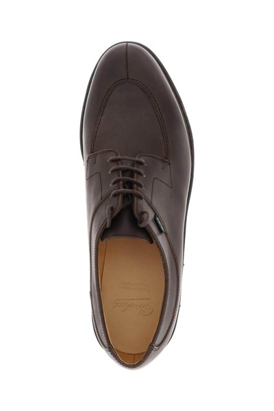 Shop Paraboot Smooth Leather Derby Avignon In In Brown