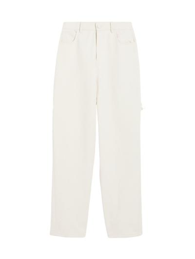 Shop Max Mara Maxmara Wide Denim Trouser