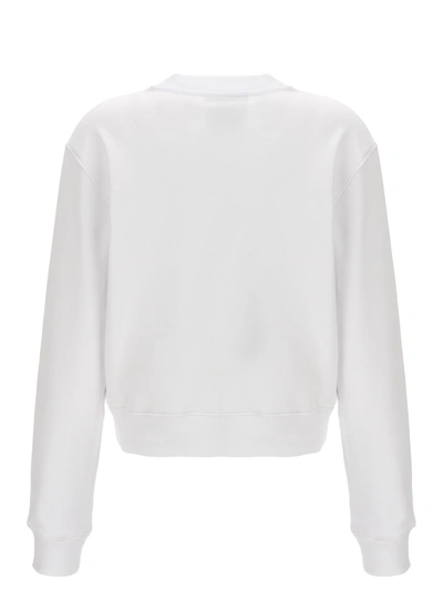 Shop Moschino 40 Years Of Love Sweatshirt White