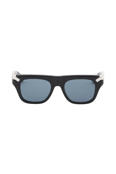 Shop Alexander Mcqueen Punk Rivet Mask Sunglasses In Black