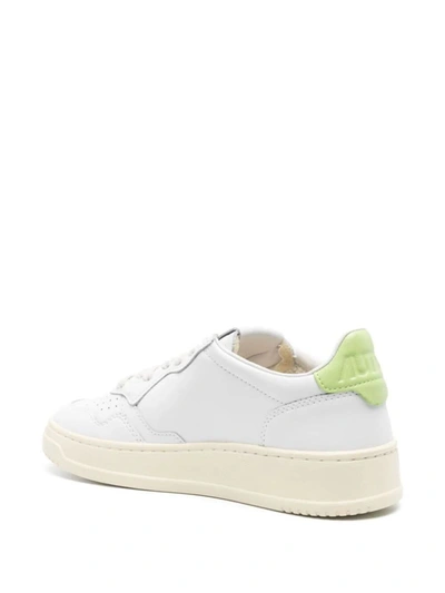 Shop Autry Medalist Low Sneakers Shoes In White