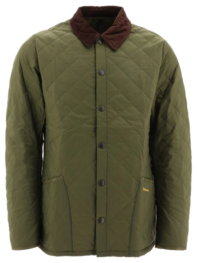Shop Barbour "heritage Liddesdale" Quilted Jacket In Green