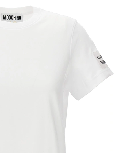 Shop Moschino Basic T-shirt White