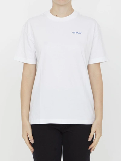 Shop Off-white Diag Tab T-shirt In White