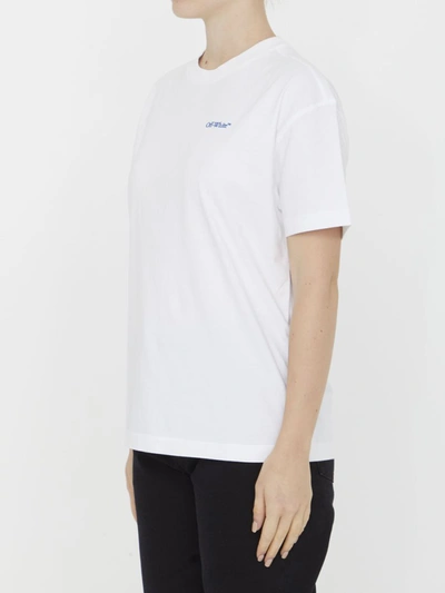 Shop Off-white Diag Tab T-shirt In White