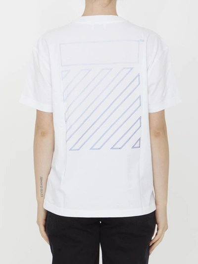 Shop Off-white Diag Tab T-shirt In White