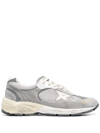 Shop Golden Goose Running Dad Sneakers Shoes In Grey