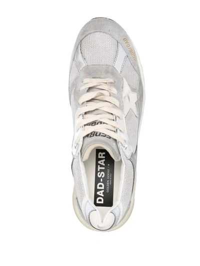 Shop Golden Goose Running Dad Sneakers Shoes In Grey
