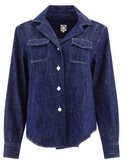 Shop Ines De La Fressange "evana" Shirt In Blue