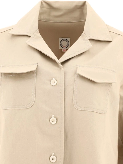 Shop Ines De La Fressange "evana" Shirt In Beige