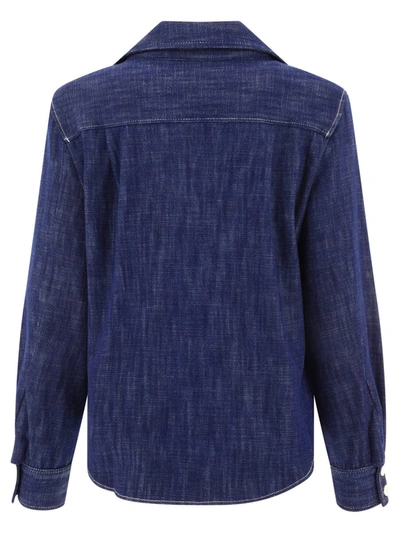 Shop Ines De La Fressange "evana" Shirt In Blue