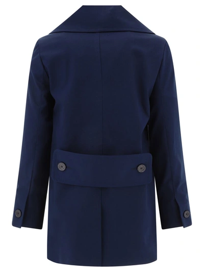 Shop Ines De La Fressange "serafine" Coat In Blue