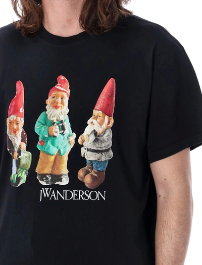 Shop Jw Anderson J.w. Anderson Gnome Trio T-shirt In Black