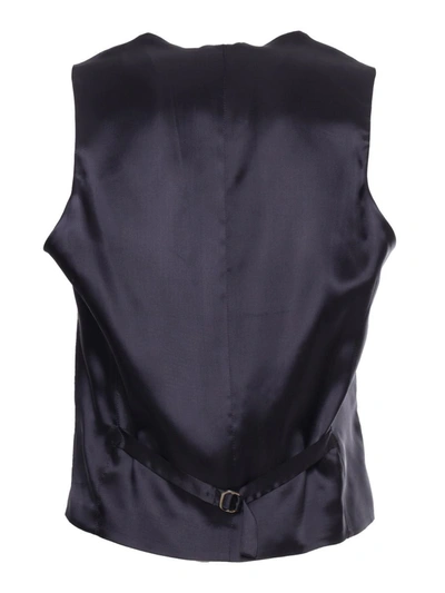 Luigi Bianchi Blue Vest In Blue
