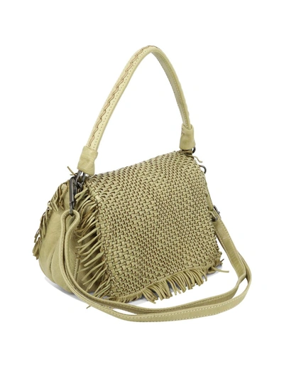 Shop Reptile's House "anfora" Shoulder Bag In Yellow