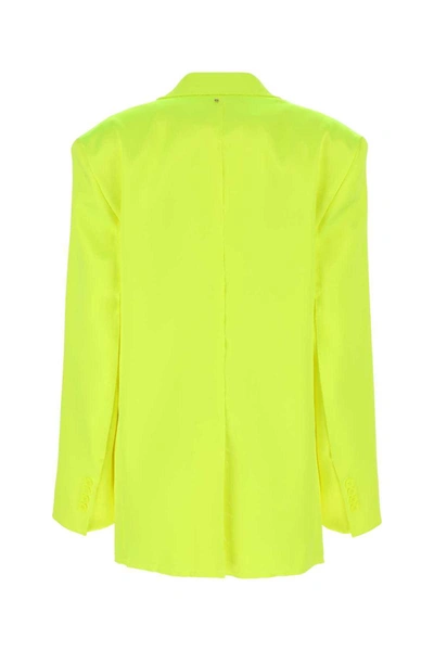 Shop Sportmax Jackets And Vests In Yellow