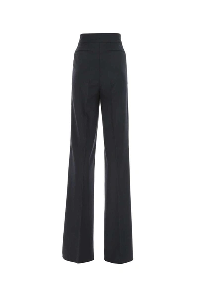 Shop Sportmax Pants In Blue