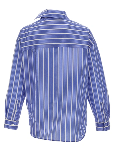 Shop Jacquemus Cuadro Shirt, Blouse Light Blue