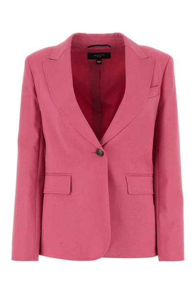 Shop Weekend Max Mara Weekend Jackets And Vests In Pink