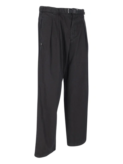 Shop White Sand Trousers In Black