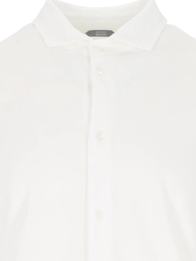 Shop Zanone Shirts In White