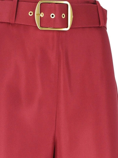 Shop Zimmermann Trousers In Red