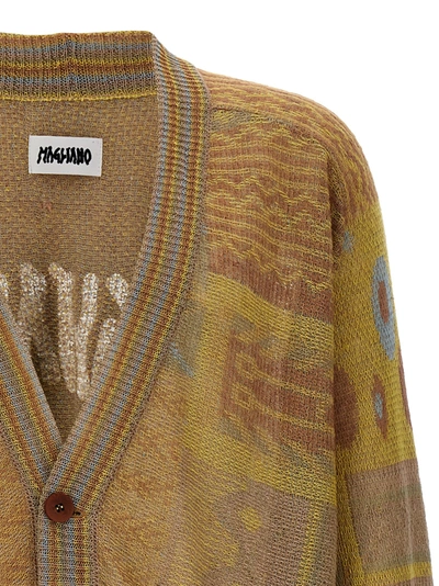 Shop Magliano Grampa Sweater, Cardigans Beige