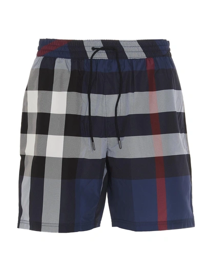 Shop Burberry Guildes Beachwear Blue