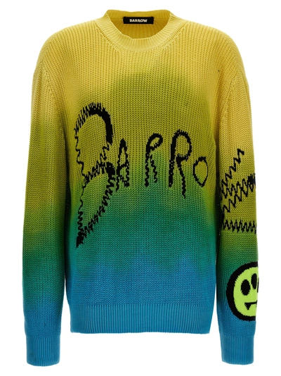 Shop Barrow Jacquard Logo Sweater Sweater, Cardigans Multicolor