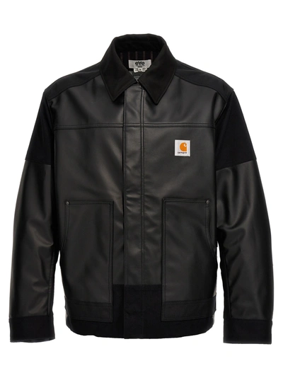 Shop Junya Watanabe X Carhartt Jacket Casual Jackets, Parka Black