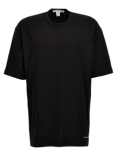 Shop Comme Des Garçons Shirt Logo Print T-shirt Black