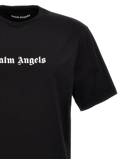 Shop Palm Angels Logo T-shirt White/black